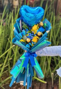 Arranjo azul