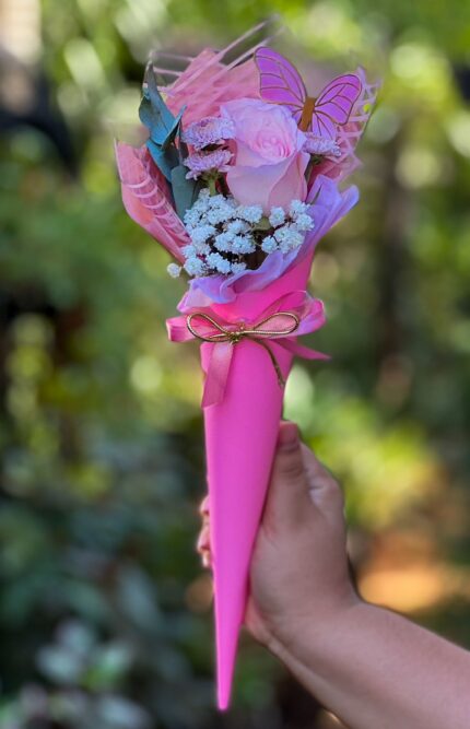 Cone de Flores Dia das Mães