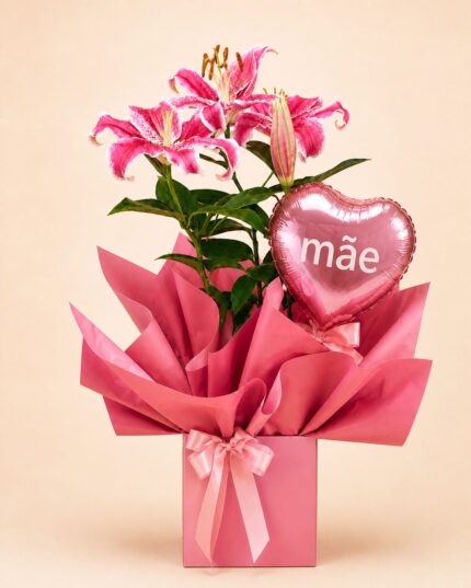 Lirio Decorado Dia das Mães